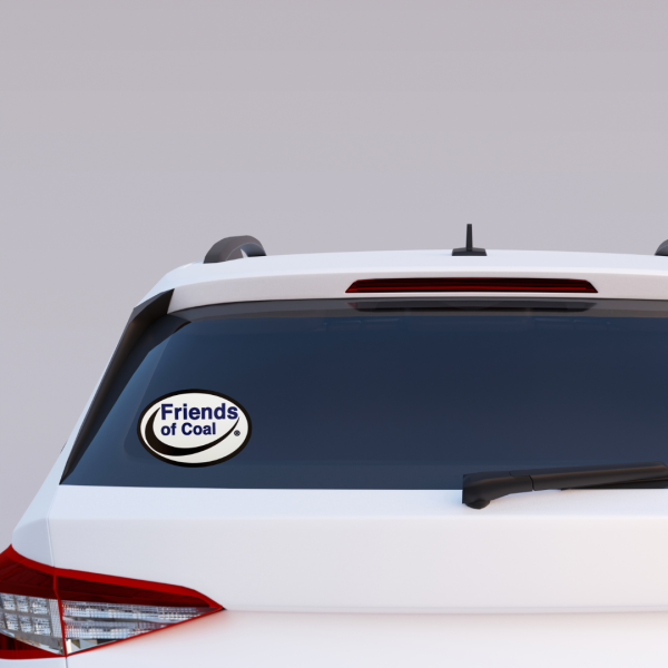 Friends of Coal Car Decal - Image 2