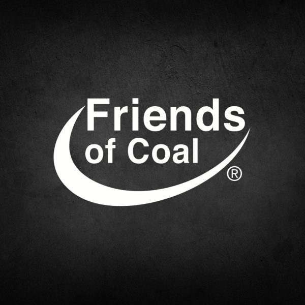 Friends of Coal Cutout Car Decal