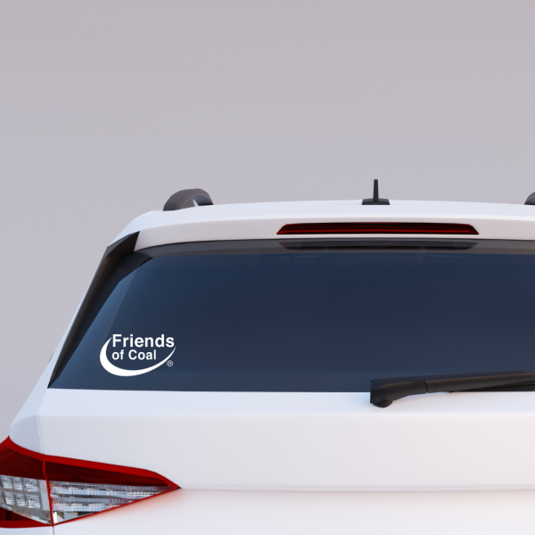 Friends of Coal Cutout Car Decal - Image 2