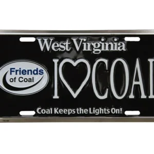LICENSE PLATE- I LOVE COAL A-LP965