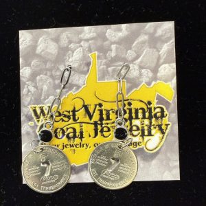 New River Coal Company $5 Coin Earrings