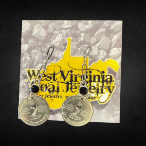 New River Coal Company $5 Coin Earrings