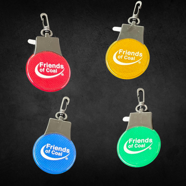 Friends of Coal Tri-Function LED Blinking Light