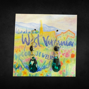 Emerald Teardrop Earrings