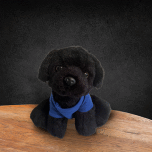 Mr. Coal Stuffed Dog